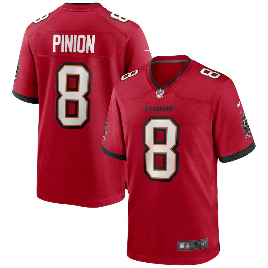 Cheap Men Tampa Bay Buccaneers 8 Bradley Pinion Nike Red Game NFL Jersey
